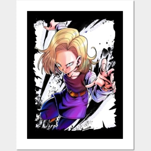 ANDROID 18 MERCH VTG Posters and Art